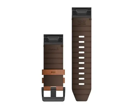 GARMIN QUICKFIT 26MM KAšTONINė ODINė APYRANKė, 010-12864-05