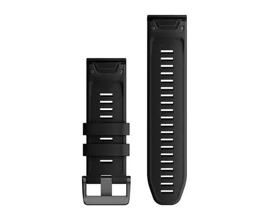 GARMIN QUICKFIT 26MM JUODA SILIKONINė APYRANKė, 010-13281-00