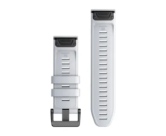 GARMIN QUICKFIT 26MM BALTA SILIKONINė APYRANKė, 010-13281-01