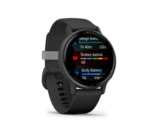 GARMIN VIVOACTIVE 5, JUODOS SPALVOS, 010-02862-10