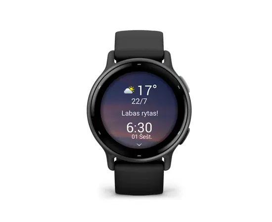 GARMIN VIVOACTIVE 5, JUODOS SPALVOS, 010-02862-10