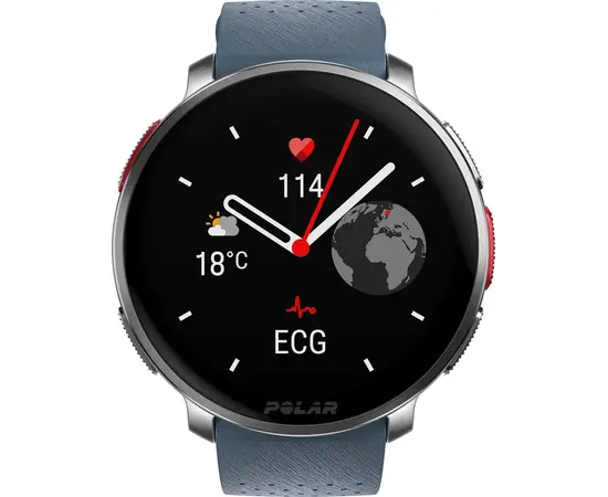 POLAR VANTAGE V3 SIDABRINIS/MėLYNAS, 725882064451