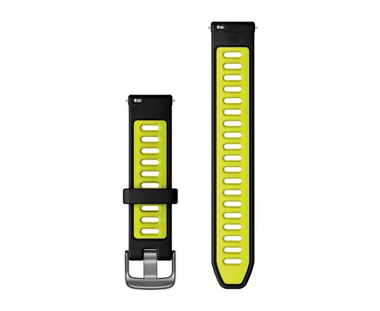 GARMIN GREITAI ATSEGAMA 18MM JUODAI GELTONA SILIKONINė APYRANKė, 010-11251-A3