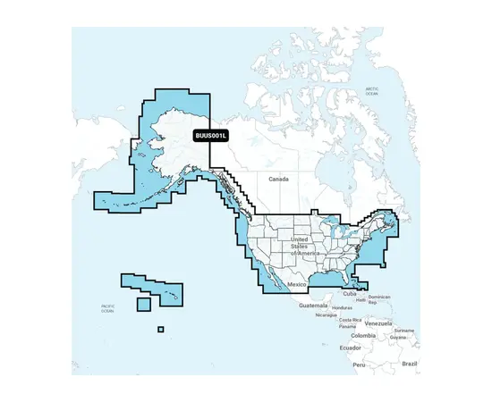 GARMIN NAVIONICS+ U.S. & COASTAL CANADA - JūRLAPIų ATNAUJINIMAS, 010-13177-00