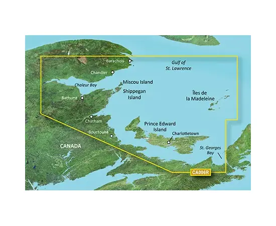 GARMIN VCA006R-G3 P.E.I-CHALEUR BAY BLUECHART G3 JūRLAPIAI, 010-C0692-00