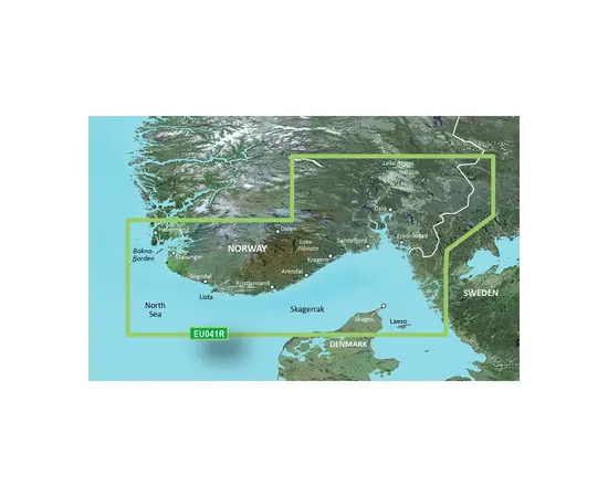 GARMIN HXEU041R-G3 OSLO-SKAGERAK-HAUGESUND BLUECHART G3 JūRLAPIAI, 010-C0778-20