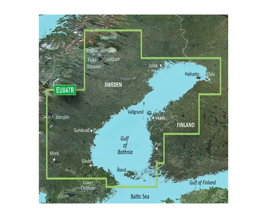 GARMIN VEU047R-G3 GULF OF BOTHNIA BLUECHART G3 JūRLAPIAI, 010-C0783-00