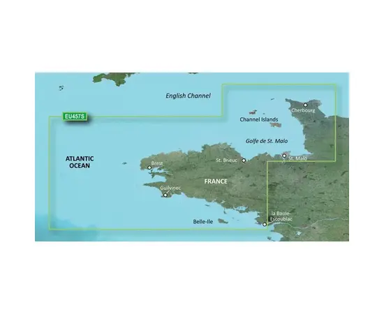 GARMIN VEU457S-G3 BRETAGNE BLUECHART G3 JūRLAPIAI, 010-C0801-00