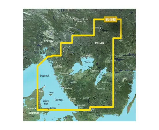 GARMIN VEU470S-G3 STROMSTAD-HALMSTAD BLUECHART G3 JūRLAPIAI, 010-C0814-00