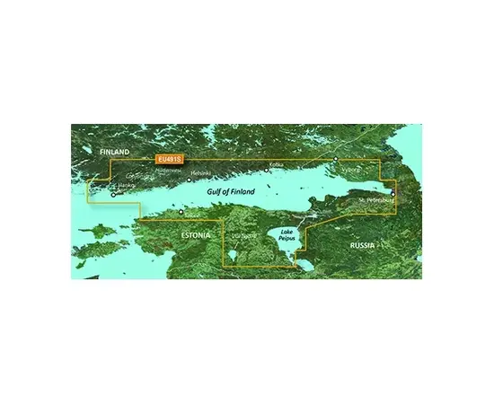 GARMIN VEU491S-G3 HANKO-ST.PETERSBURG-TALLIN BLUECHART G3 JūRLAPIAI, 010-C0835-00