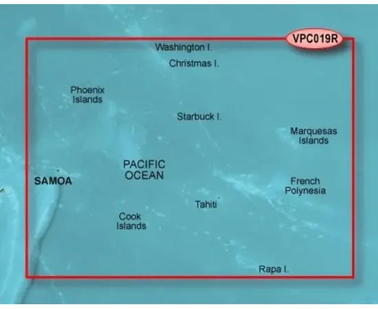 GARMIN VPC019R-G3 POLYNESIA BLUECHART G3 JūRLAPIAI, 010-C0866-00