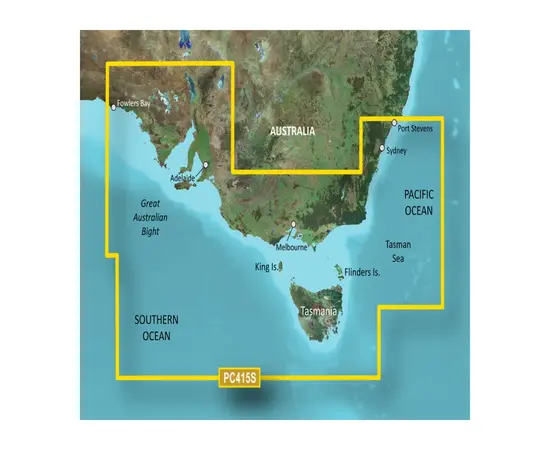 GARMIN VPC415S-G3 PORT STEPHENS-FOWLERS BAY BLUECHART G3 JūRLAPIAI, 010-C0873-00