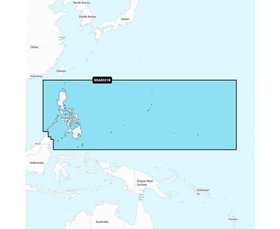 GARMIN NSAE021R NAVIONICS+ PHILIPPINES JūRLAPIAI, 010-C1219-20