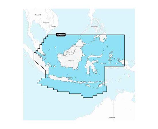 GARMIN NVAE023R NAVIONICS VISION+ JAVA & BORNEO JūRLAPIAI, 010-C1221-00