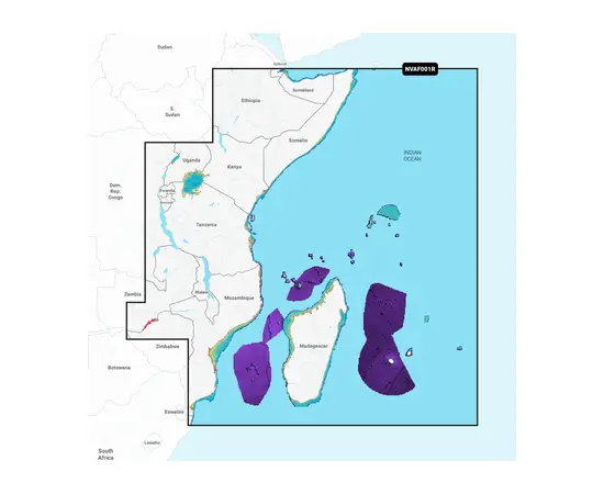 GARMIN NVAF001R NAVIONICS VISION+ AFRICA, EAST JūRLAPIAI, 010-C1224-00