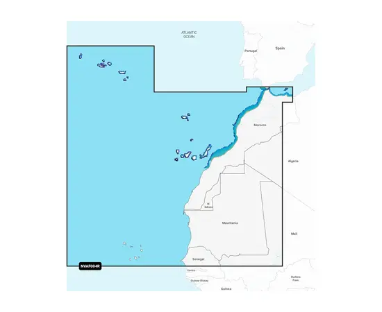 GARMIN NVAF004R NAVIONICS VISION+ AFRICA, NORTHWEST JūRLAPIAI, 010-C1227-00