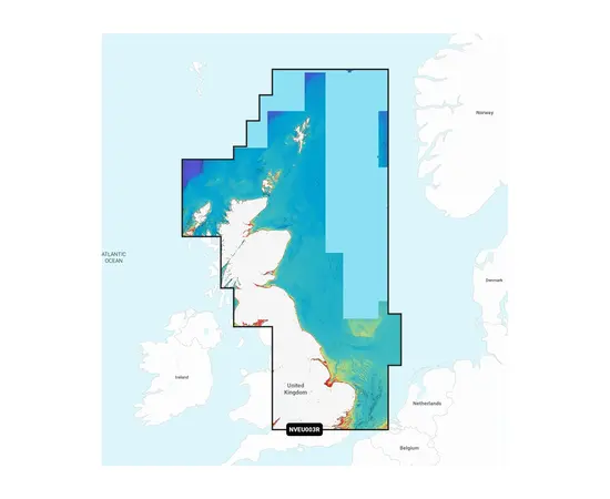 GARMIN NVEU003R NAVIONICS VISION+ GREAT BRITAIN, NORTHEAST COAST JūRLAPIAI, 010-C1231-00