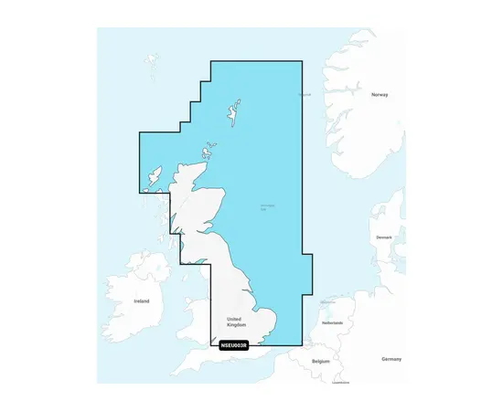 GARMIN NSEU003R NAVIONICS+ GREAT BRITAIN, NORTHEAST COAST JūRLAPIAI, 010-C1231-20