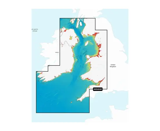 GARMIN NVEU004R NAVIONICS VISION+ IRISH SEA JūRLAPIAI, 010-C1232-00