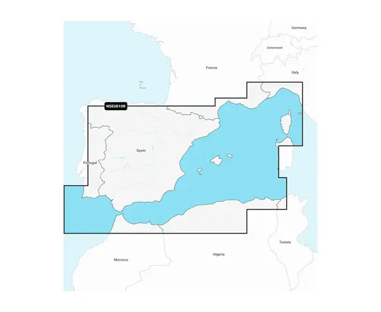 GARMIN NSEU010R NAVIONICS+ SPAIN, MEDITERRANEAN COAST JūRLAPIAI, 010-C1237-20