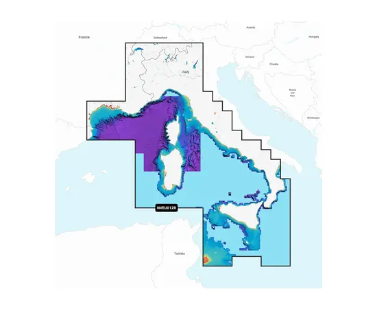 GARMIN NVEU012R NAVIONICS VISION+ MEDITERRANEAN SEA, CEN. & WEST JūRLAPIAI, 010-C1238-00