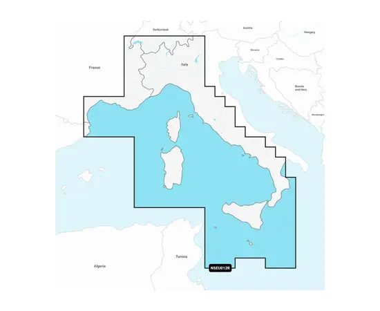 GARMIN NSEU012R NAVIONICS+ MEDITERRANEAN SEA, CENTRAL & WEST JūRLAPIAI, 010-C1238-20