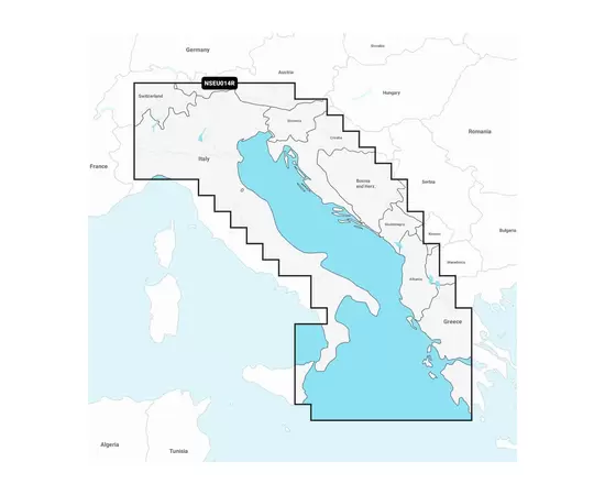 GARMIN NSEU014R NAVIONICS+ ITALY, ADRIATIC SEA JūRLAPIAI, 010-C1239-20