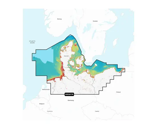 GARMIN NVEU077R NAVIONICS VISION+ DENMARK, GERMANY & COASTAL POLAND JūRLAPIAI, 010-C1243-00