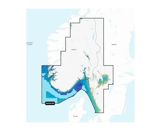 GARMIN NVEU078R NAVIONICS VISION+ OSLO, SKAGERRAK & HAUGESUND JūRLAPIAI, 010-C1244-00