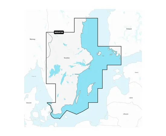 GARMIN NSEU079R NAVIONICS+ SWEDEN, SOUTHEAST JūRLAPIAI, 010-C1247-20