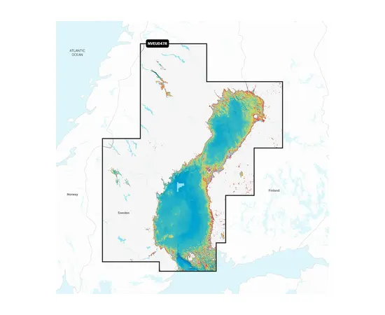 GARMIN NVEU047R NAVIONICS VISION+ GULF OF BOTHNIA JūRLAPIAI, 010-C1248-00