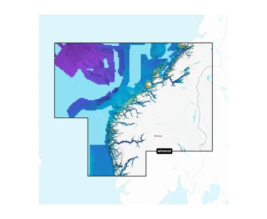 GARMIN NVEU052R NAVIONICS VISION+ NORWAY, SOGNEFJORD - SVEFJORDEN JūRLAPIAI, 010-C1251-00