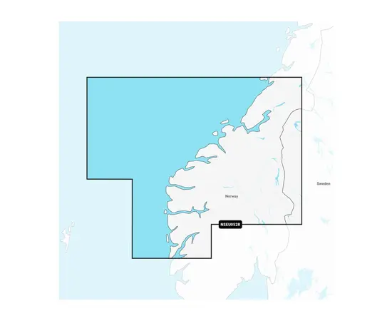 GARMIN NSEU052R NAVIONICS+ NORWAY, SOGNEFJORD - SVEFJORDEN JūRLAPIAI, 010-C1251-20