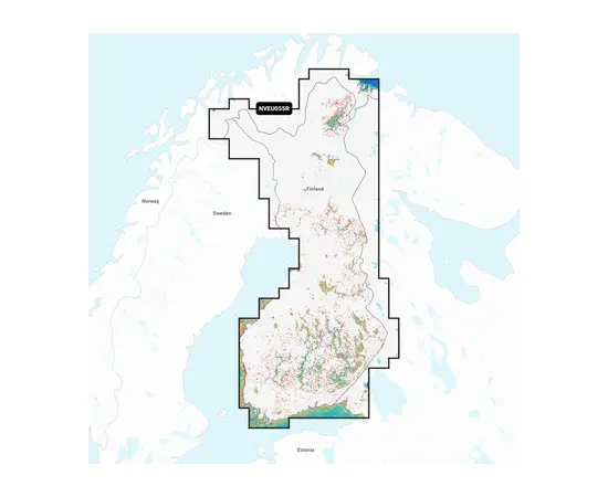 GARMIN NVEU055R NAVIONICS VISION+ FINLAND, LAKES & RIVERS JūRLAPIAI, 010-C1254-00