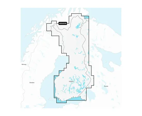 GARMIN NSEU055R NAVIONICS+ FINLAND, LAKES & RIVERS JūRLAPIAI, 010-C1254-20