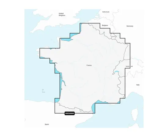 GARMIN NSEU080R NAVIONICS+ FRANCE, LAKES & RIVERS JūRLAPIAI, 010-C1256-20