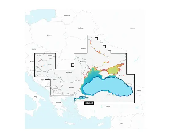 GARMIN NVEU063R NAVIONICS VISION+ BLACK SEA & AZOV SEA JūRLAPIAI, 010-C1258-00