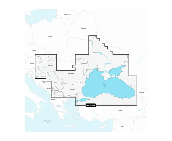 GARMIN NSEU063R NAVIONICS+ BLACK SEA & AZOV SEA JūRLAPIAI, 010-C1258-20