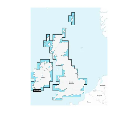 GARMIN NSEU072R NAVIONICS+ U.K. & IRELAND LAKES & RIVERS JūRLAPIAI, 010-C1267-20