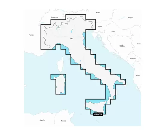 GARMIN NSEU073R NAVIONICS+ ITALY, LAKES & RIVERS JūRLAPIAI, 010-C1268-20