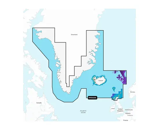 GARMIN NVEU620L NAVIONICS VISION+ GREENLAND & ICELAND JūRLAPIAI, 010-C1270-00