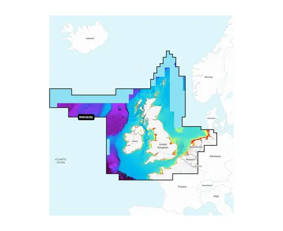 GARMIN NVEU628L NAVIONICS VISION+ U.K., IRELAND & HOLLAND JūRLAPIAI, 010-C1271-00