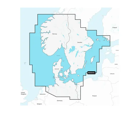 GARMIN NSEU645L NAVIONICS+ SCANDINAVIA, SOUTH & GERMANY, NORTH JūRLAPIAI, 010-C1274-20