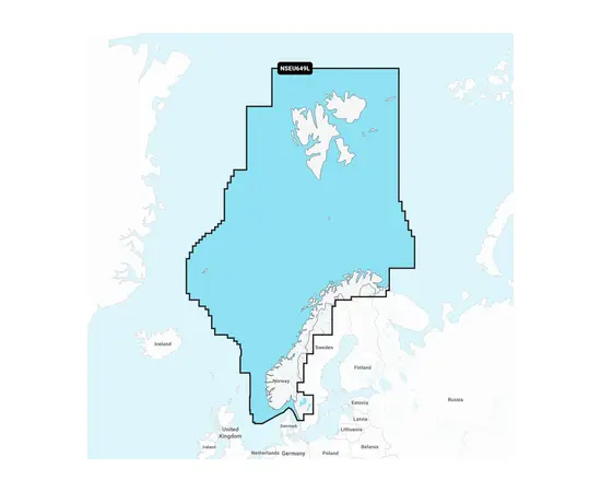 GARMIN NSEU649L NAVIONICS+ NORWAY JūRLAPIAI, 010-C1276-20