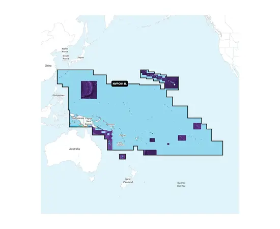 GARMIN NVPC014L NAVIONICS VISION+ PACIFIC ISLANDS JūRLAPIAI, 010-C1279-00