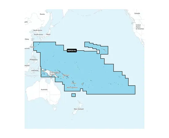 GARMIN NSPC014L NAVIONICS+ PACIFIC ISLANDS JūRLAPIAI, 010-C1279-20