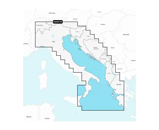 GARMIN NAEU014R NAVIONICS+ ITALY, ADRIATIC SEA JūRLAPIAI, 010-C1318-30