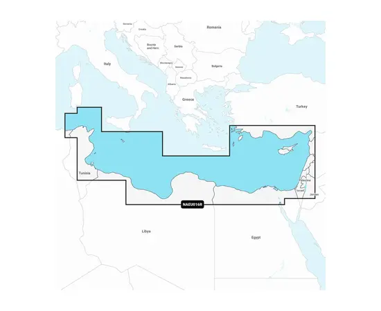 GARMIN NAEU016R NAVIONICS+ MEDITERRANEAN SEA, SOUTHEAST JūRLAPIAI, 010-C1320-30