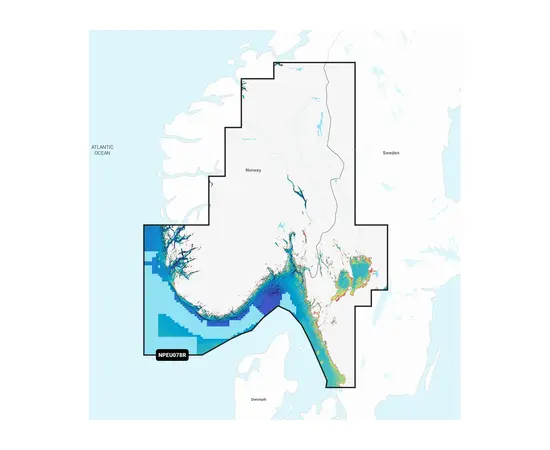 GARMIN NPEU078R NAVIONICS PLATINUM+ OSLO, SKAGERRAK & HAUGESUND JūRLAPIAI, 010-C1323-40