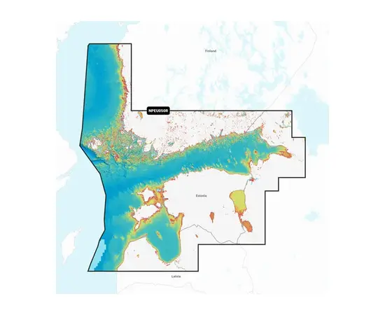 GARMIN NPEU050R NAVIONICS PLATINUM+ GULF OF FINLAND & RIGA JūRLAPIAI, 010-C1328-40